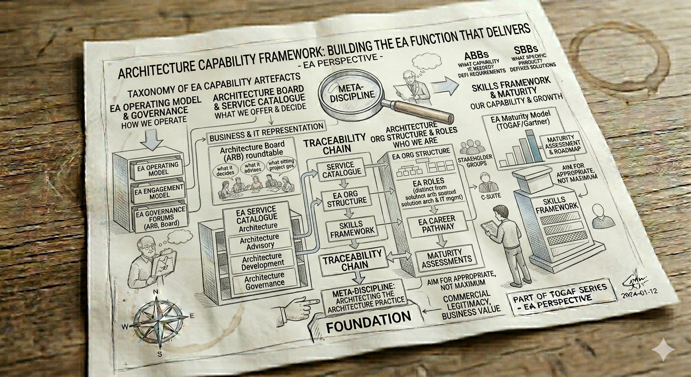 Preview Architecture Capability Framework: Building the EA Function That Actually Delivers