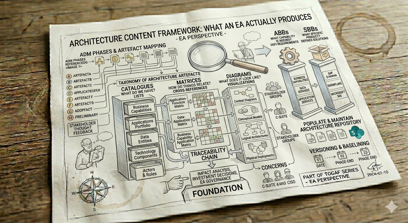 Preview Architecture Content Framework: What an Enterprise Architect Actually Produces
