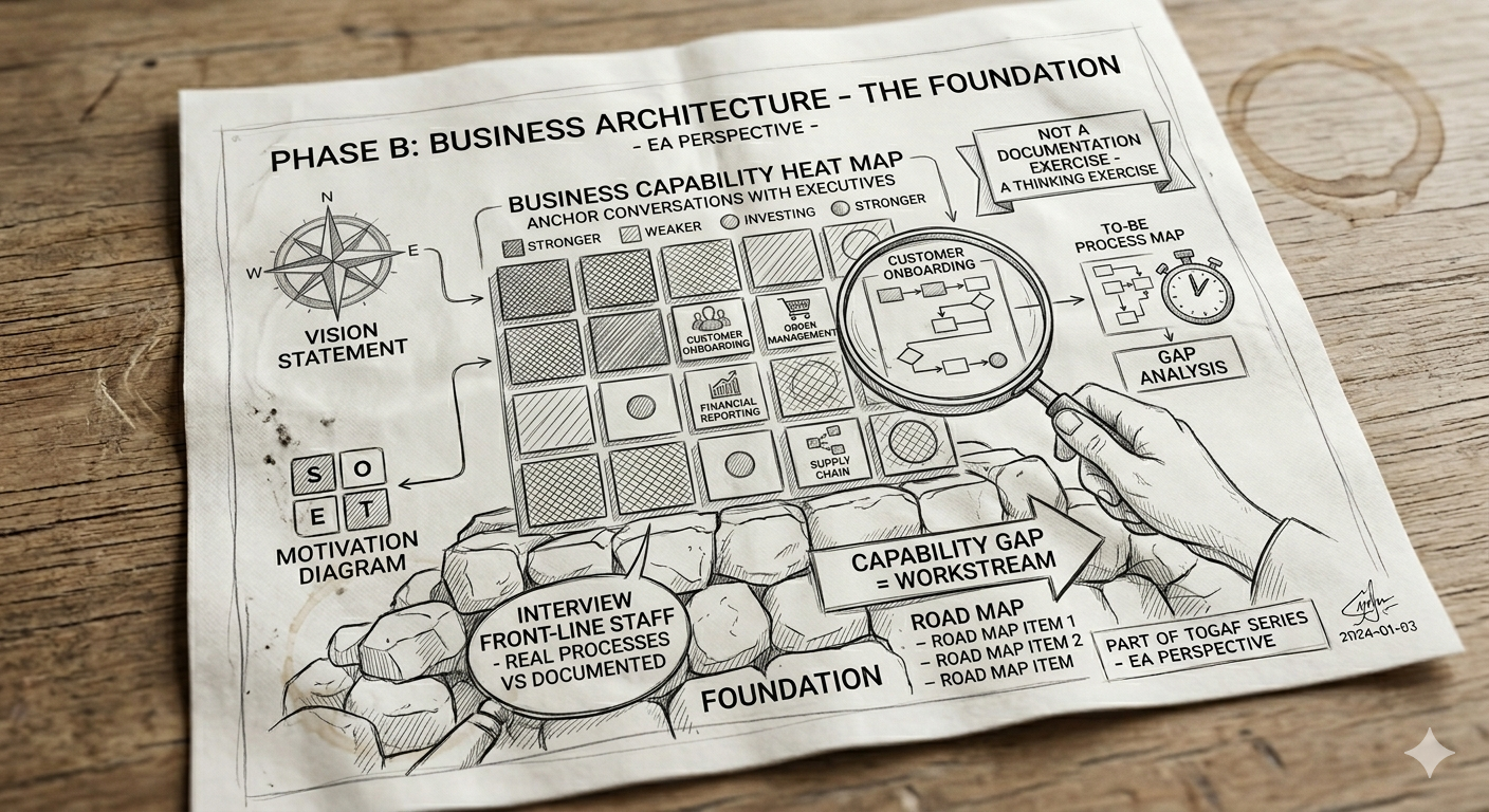 Preview Phase B: Business Architecture — The Foundation Everything Else Rests On
